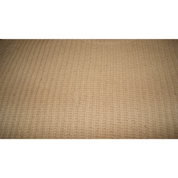 Vintage 60s 70s Alps Ski Meister Ivory Cable Knit Fisherman Sweater Mens Large - Picture 3 of 14